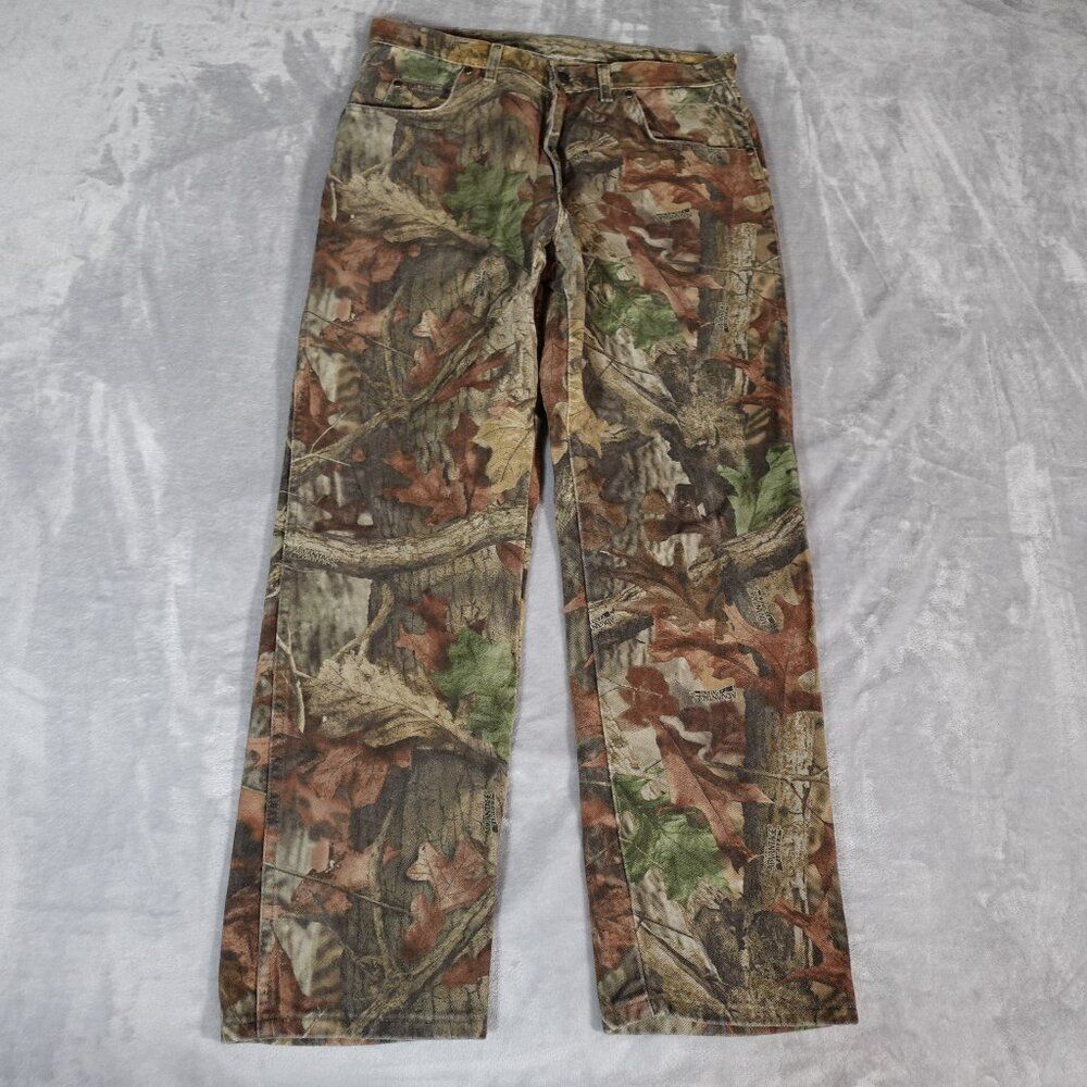 Vintage Wrangler Pro Gear Advantage Camo Jeans Mens 36x32 (Fits 35x31) USA Made